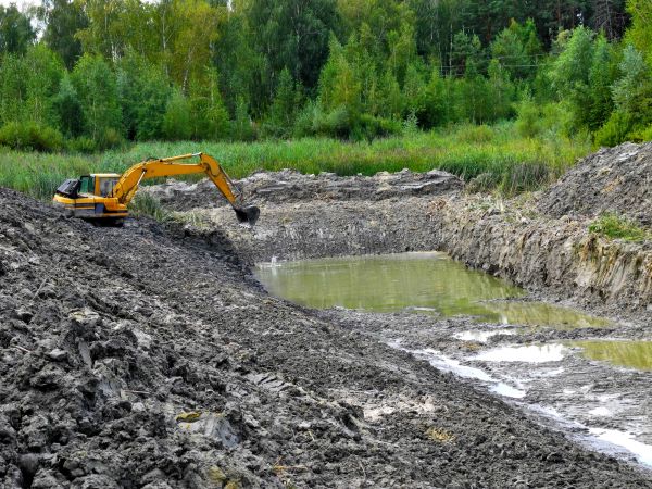Fish Pond Digging in Mankato