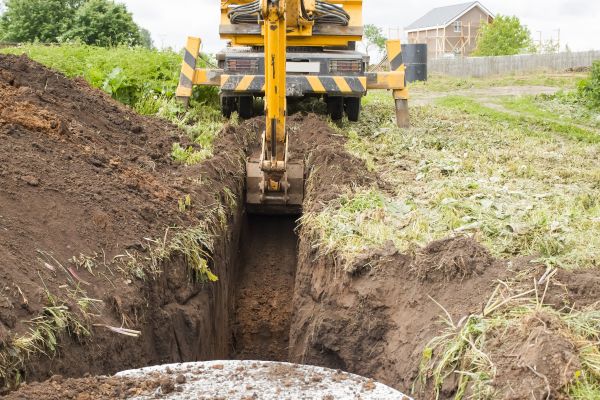 Drainage Trench Installation in Mankato