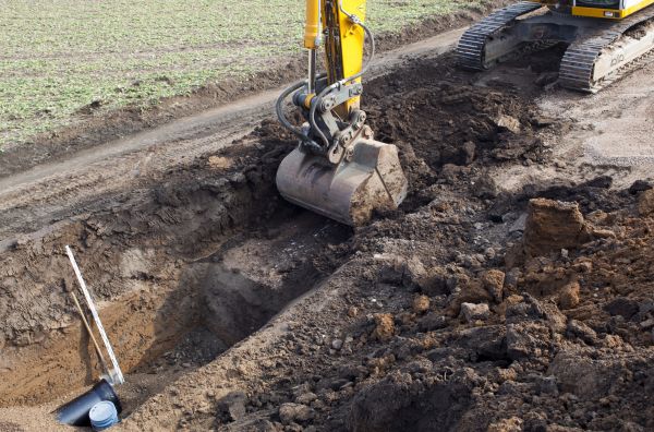 Backhoe Trenching in Mankato