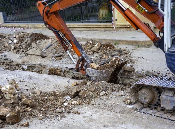 Gas Line Excavation in Mankato