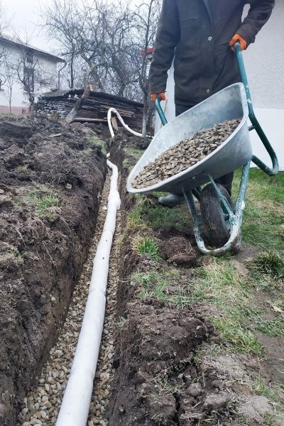 Drain Trenching in Mankato