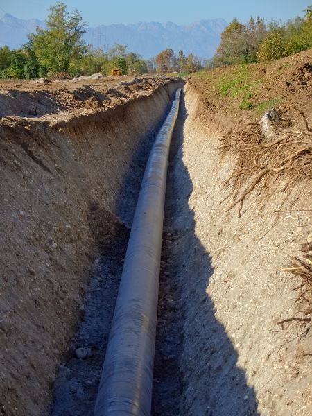 Gas Pipe Trenching in Mankato