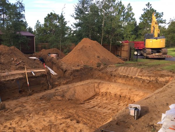 Pool Site Excavation in Mankato